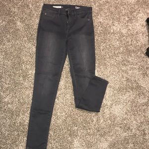 GAP WOMENS GREY SKINNY JEANS